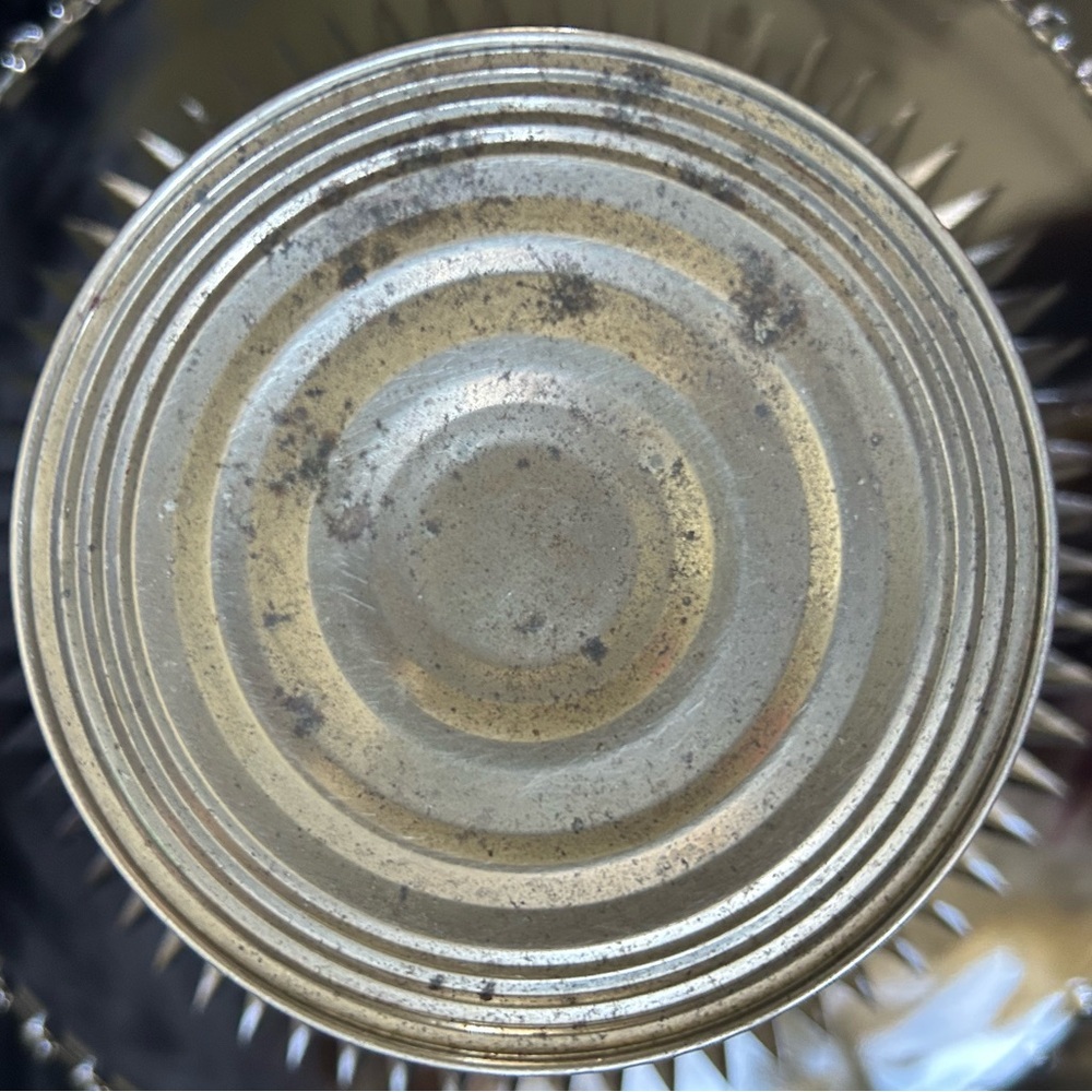 Vintage Sterling Silver Glass Cake Stand by Duchin Creations - Picture 8 of 9